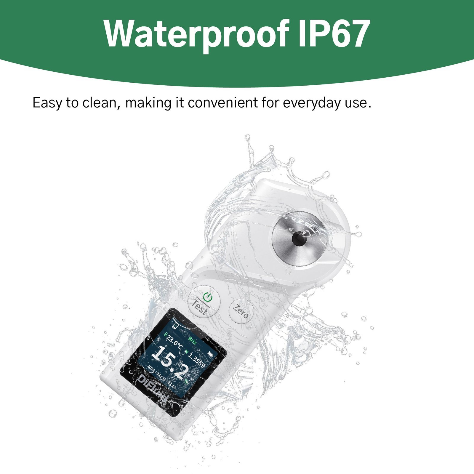 Adjustable Portable China Refractometer Brix Price Honey Auto Digital Refractometer for Sale