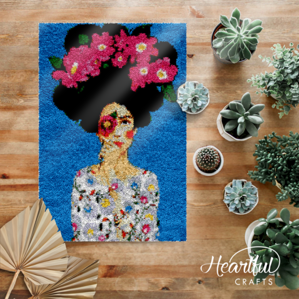 Girl Power - Latch Hook Rug Kit