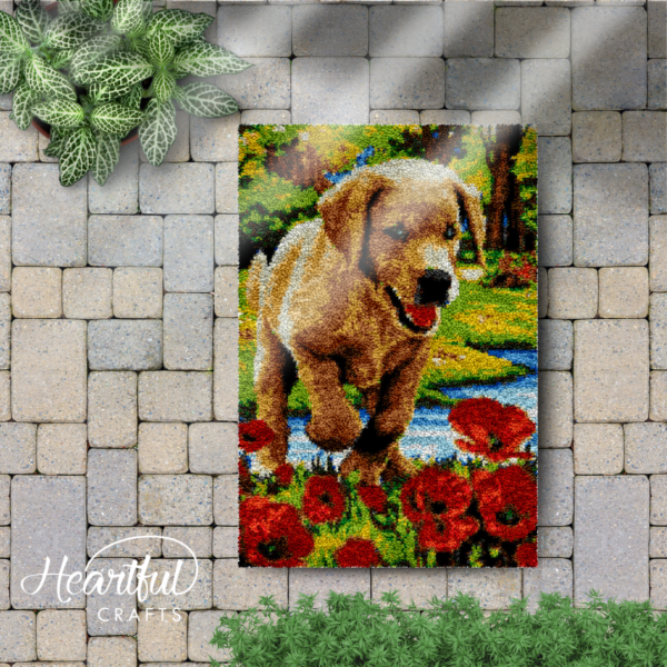 Jolly Labrador - Latch Hook Rug Kit