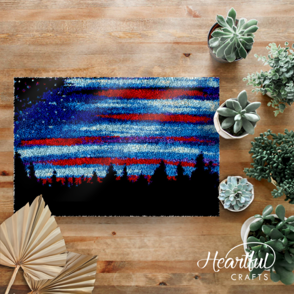 American Sky - Latch Hook Rug Kit