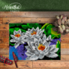 White Lotus - Latch Hook Rug Kit