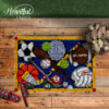 Sports Enthusiast - Latch Hook Rug Kit