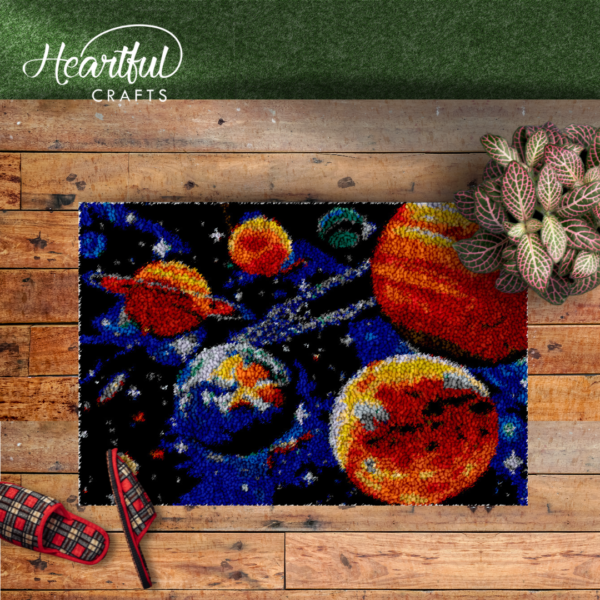Planetary System - Latch Hook Rug Kit