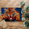 Feral Tiger - Latch Hook Rug Kit