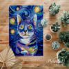 Hypnotized Cat - Latch Hook Rug Kit