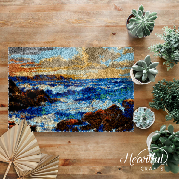 Calming Waves - Latch Hook Rug Kit