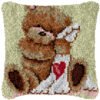 Snuggles - Latch Hook Pillow Kit