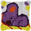 Sleeping Koala - Latch Hook Pillow Kit