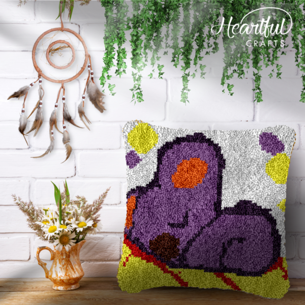 Sleeping Koala - Latch Hook Pillow Kit