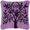 Dark Tree - Latch Hook Pillow Kit