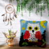 Midnight Watch Owl - Latch Hook Pillow Kit
