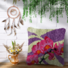 Cattleya Orchids - Latch Hook Pillow Kit
