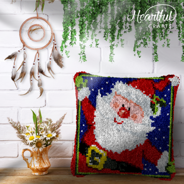 Ho Ho Ho! - Latch Hook Pillow Kit