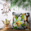 Jasmine in the Stream - Latch Hook Pillow Kit