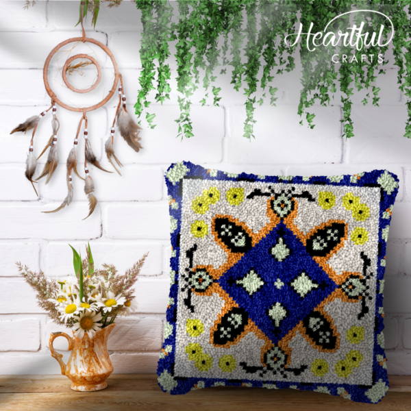 Inside Out - Latch Hook Pillow Kit