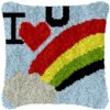 Pride Love - Latch Hook Pillow Kit