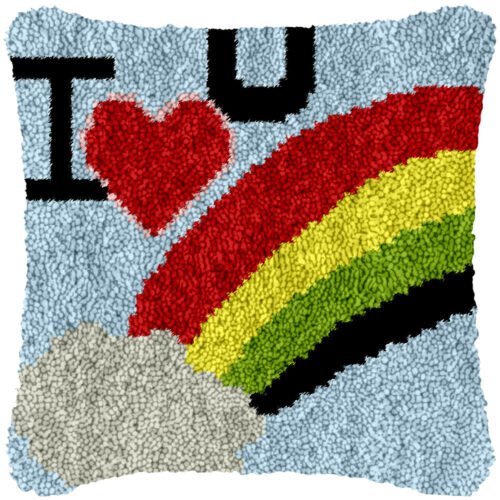 Pride Love - Latch Hook Pillow Kit