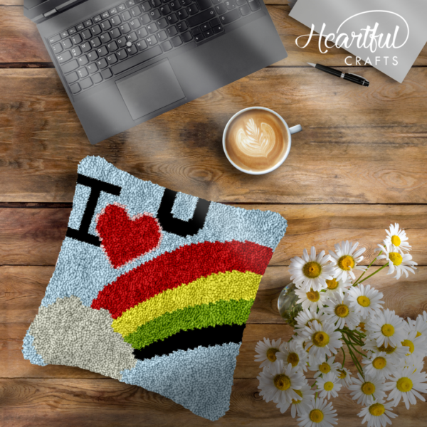 Pride Love - Latch Hook Pillow Kit
