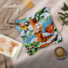 Seasons Feeding - Latch Hook Pillow Kit