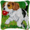 Play Fetch - Latch Hook Pillow Kit