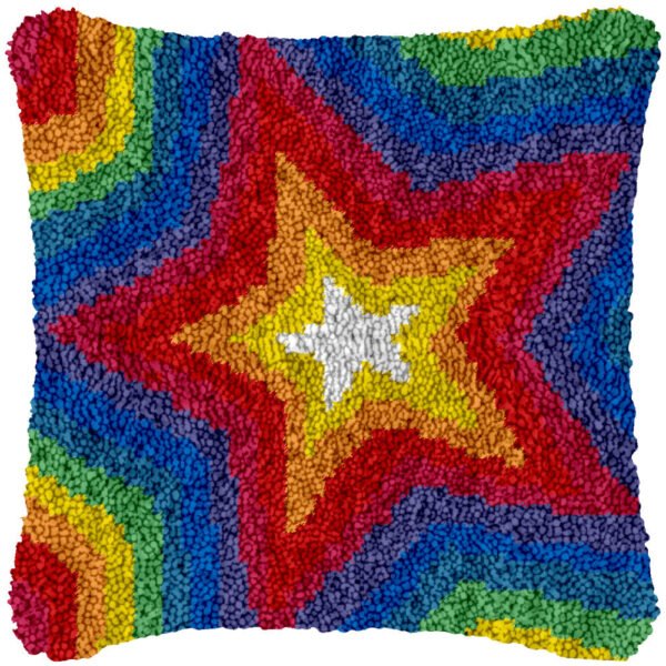 Star Burst - Latch Hook Pillow Kit