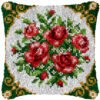 Majestic Floral - Latch Hook Pillow Kit