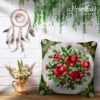 Majestic Floral - Latch Hook Pillow Kit