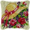 Flower Fields - Latch Hook Pillow Kit