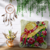 Flower Fields - Latch Hook Pillow Kit
