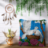Watching the Nest - Latch Hook Pillow Kit