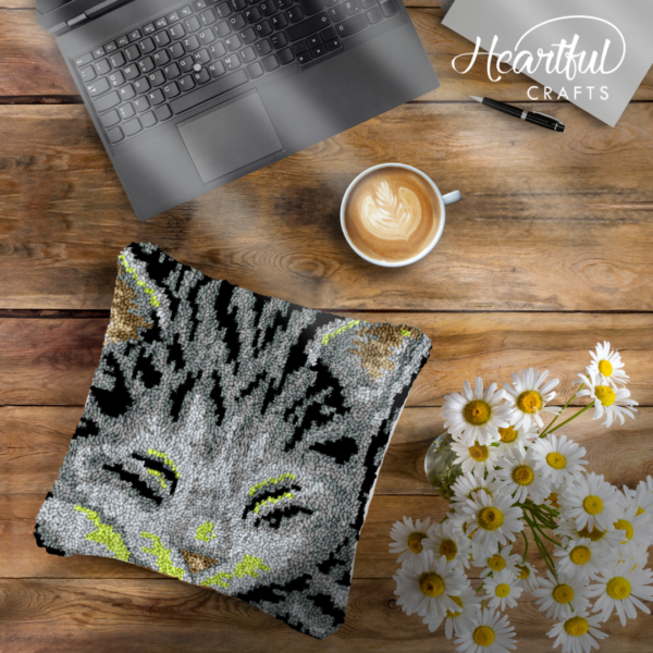 Nap Time! - Latch Hook Pillow Kit