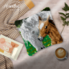 White Mare and Foal - Latch Hook Pillow Kit