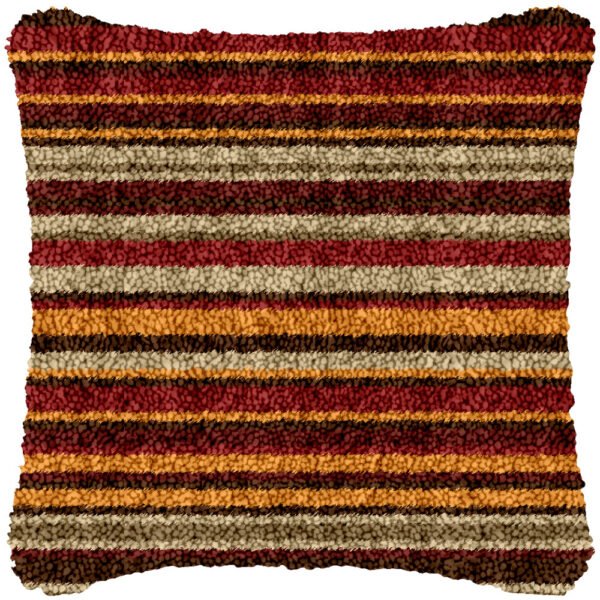 Desert Stripes - Latch Hook Pillow Kit