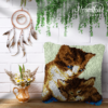 Playful Kittens - Latch Hook Pillow Kit