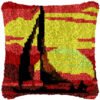 Sunset Sail - Latch Hook Pillow Kit