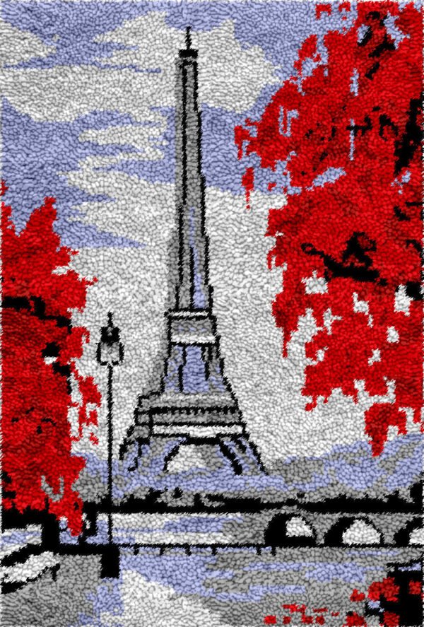 Eiffel Tower - Latch Hook Rug Kit