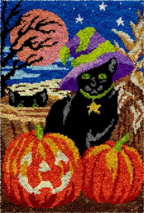 Halloween Ready - Latch Hook Rug Kit