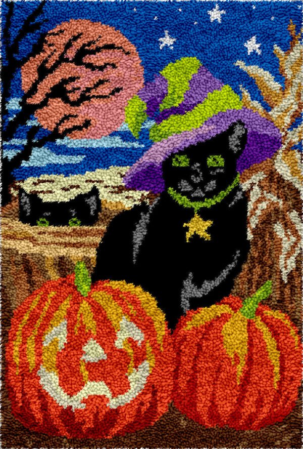 Halloween Ready - Latch Hook Rug Kit