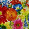 Fresh Realistic Blooms - Latch Hook Rug Kit