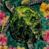 Hawaiian Sea Turtle - Latch Hook Rug Kit