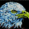 Majestic Bald Eagle - Latch Hook Rug Kit