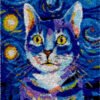 Hypnotized Cat - Latch Hook Rug Kit