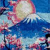 Great Mount Fuji - Latch Hook Rug Kit