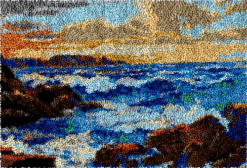 Calming Waves - Latch Hook Rug Kit