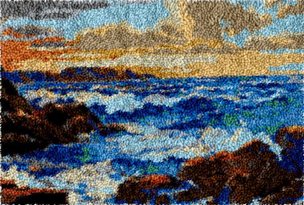 Calming Waves - Latch Hook Rug Kit