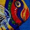 Wide Eye Angelfish - Latch Hook Rug Kit