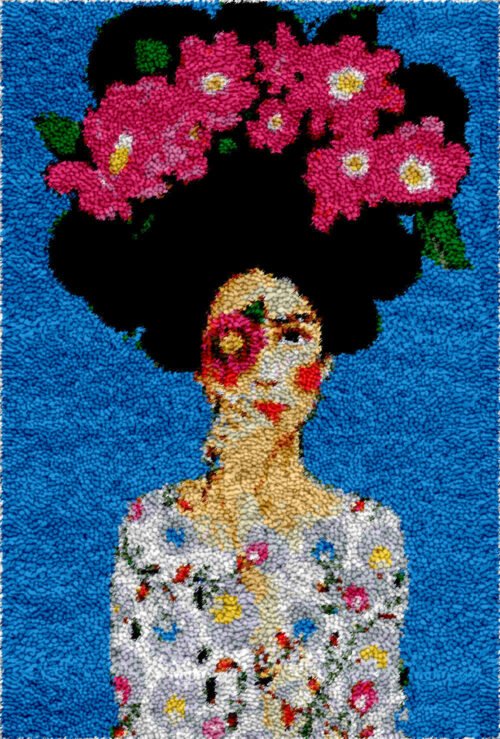 Girl Power - Latch Hook Rug Kit
