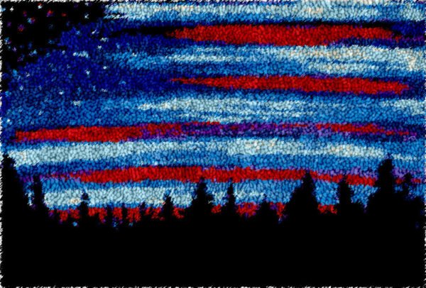 American Sky - Latch Hook Rug Kit