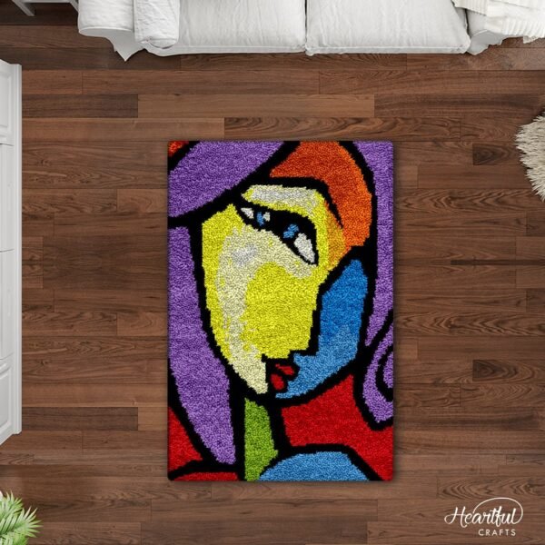 Abstract Portrait - Latch Hook Rug Kit