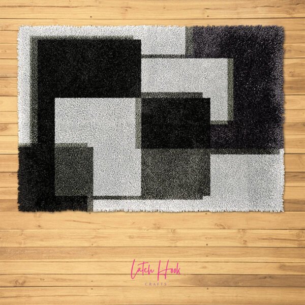 Abstract Shapes - Latch Hook Rug kit